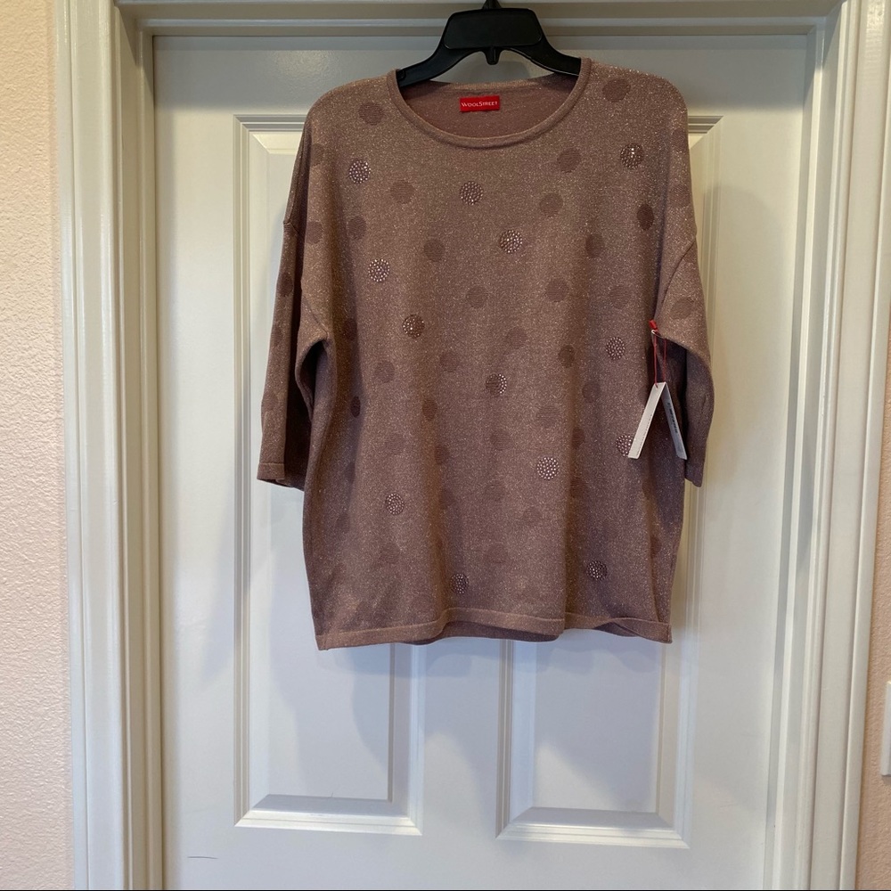 NWT Wool Street Shimmer Sweater